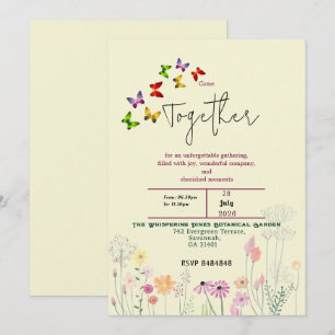 Sweet memories gathering  invitation