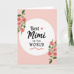 Sweet Mimi Floral Mothers Day Card
