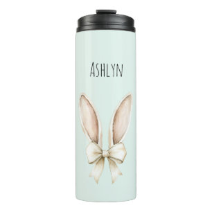 Sweet Mint Easter Bunny Ears Thermal Tumbler