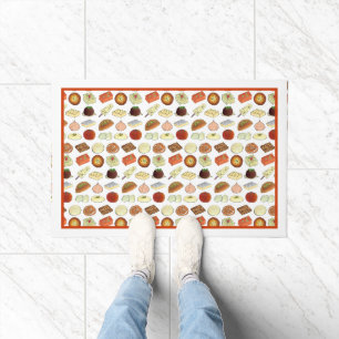 Sweet Mithais Indian Candy Sweets Bakery Doormat