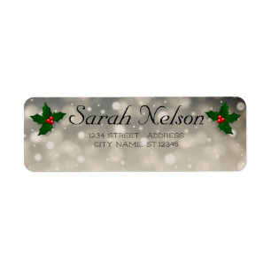 Sweet, Modern Christmas  Return Address Label