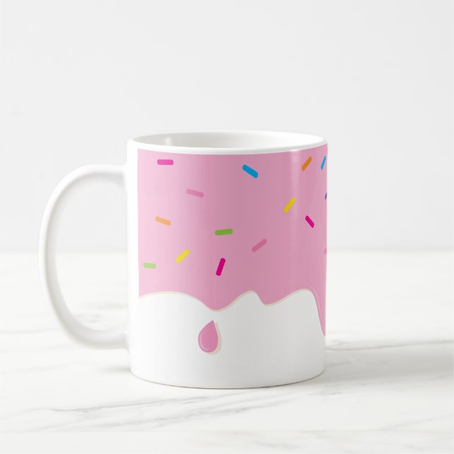 SWEET MODERN dipping frosting ice cream sprinkles Coffee Mug (Left)