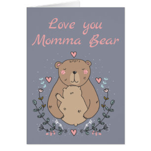 Sweet Momma Bear with baby bear Mothers Day