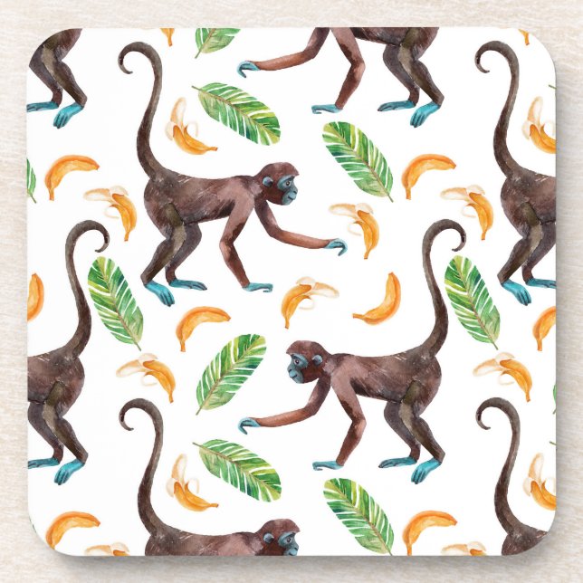 Sweet Monkeys Juggling Bananas Coaster (Front)