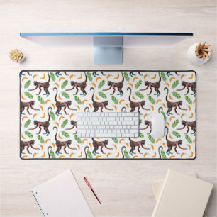 Sweet Monkeys Juggling Bananas Desk Mat