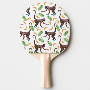 Sweet Monkeys Juggling Bananas Ping Pong Paddle