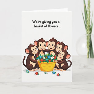 Sweet Monkeys Mothers Day Card
