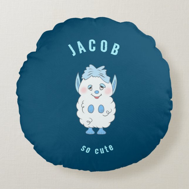 Sweet monster  round cushion (Front)