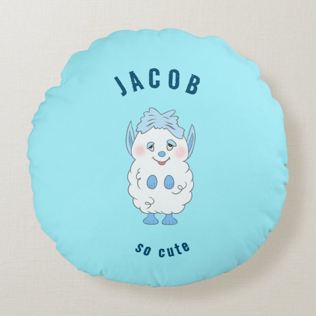 Sweet monster  round cushion (Front)