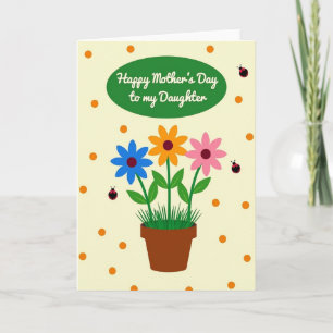 Sweet Mother To Daughter Card