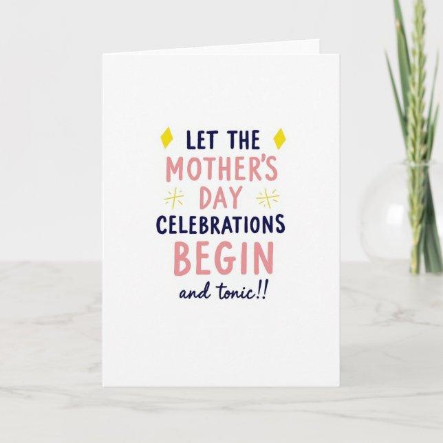Sweet Mothers Day Asterisks Card (Front)