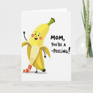 Sweet Mothers Day Banana Card