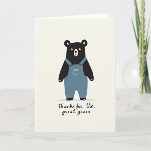 Sweet Mothers Day Bear Art Card