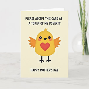 Sweet Mothers Day Birdie Card
