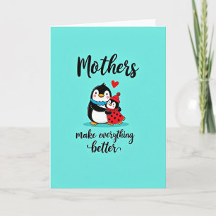 Sweet Mothers Day Birds Art Card