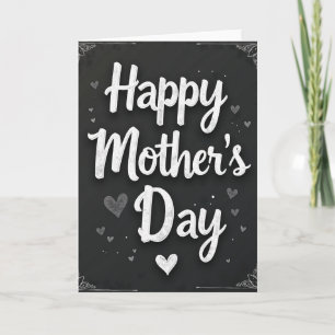 Sweet Mothers Day Blackboard Card