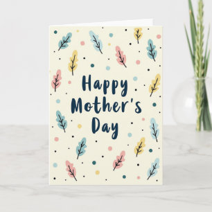 Sweet Mothers Day Botanical Card