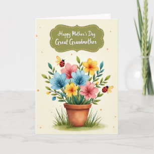 Sweet Mothers Day Bouquet Art Card