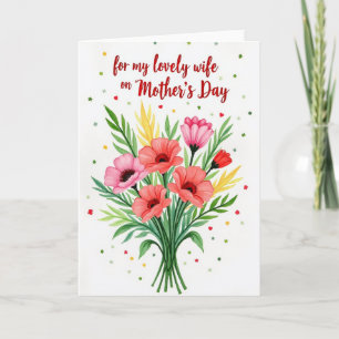 Sweet Mothers Day Bouquet Image Card