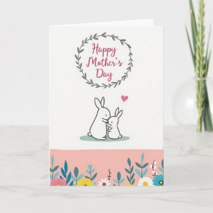 Sweet Mothers Day Bunny Card