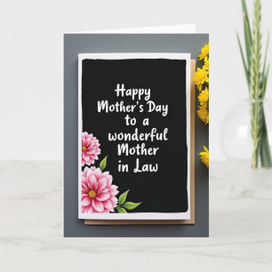 Sweet Mothers Day Dahlia Card