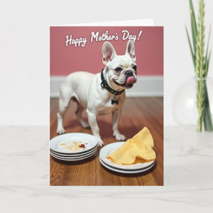 Sweet Mothers Day Doggy Dinner Card
