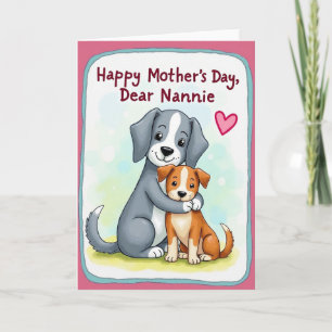 Sweet Mothers Day Dogs Card