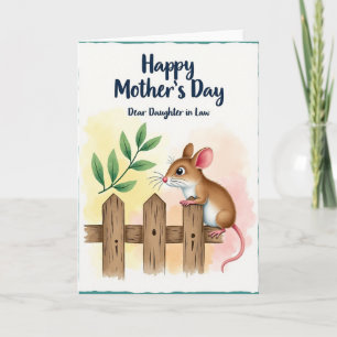 Sweet Mothers Day Fence Card