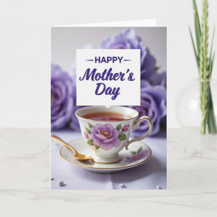 Sweet Mothers Day Floral Cup Card