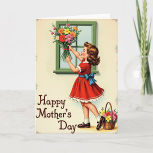 Sweet Mothers Day Flower Card