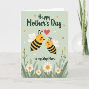 Sweet Mothers Day Flying Bugs Card