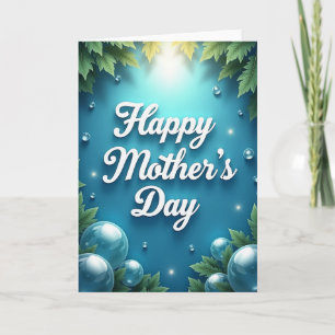 Sweet Mothers Day Foliage Card
