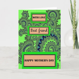 Sweet Mothers Day Fractal Art Card