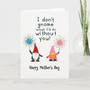 Sweet Mothers Day Gnome Card