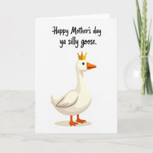 Sweet Mothers Day Goose Card