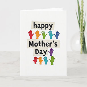 Sweet Mothers Day Hand Art Card