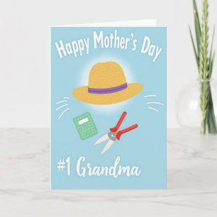 Sweet Mothers Day Hat Design Card