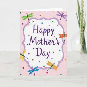 Sweet Mothers Day Insect Art Card