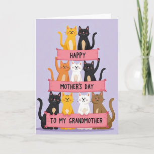 Sweet Mothers Day Kittens Card