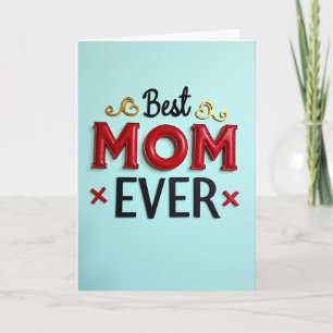 Sweet Mothers Day Lettering Card