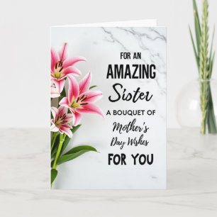 Sweet Mothers Day Lilies Card