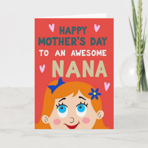 Sweet Mothers Day Nana Card
