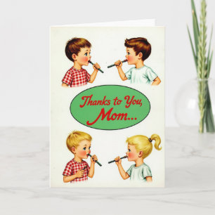 Sweet Mothers Day Oval Card