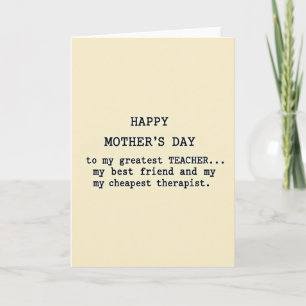 Sweet Mothers Day Parchment Card