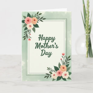 Sweet Mothers Day Pastel Card