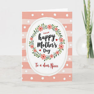 Sweet Mothers Day Peach Blossom Card