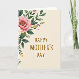 Sweet Mothers Day Peony Card