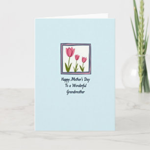 Sweet Mothers Day Pink Blooms Card