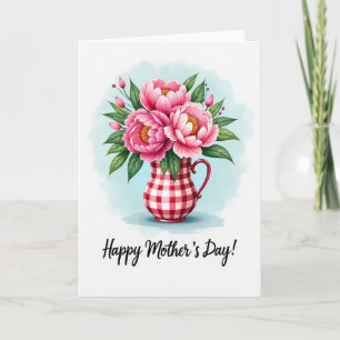 Sweet Mothers Day Pitcher Card