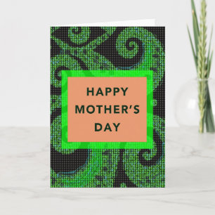 Sweet Mothers Day Pixels Card
